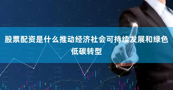 股票配资是什么推动经济社会可持续发展和绿色低碳转型