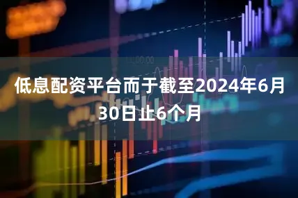 低息配资平台而于截至2024年6月30日止6个月