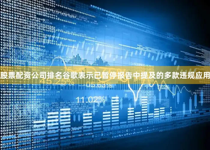 股票配资公司排名谷歌表示已暂停报告中提及的多款违规应用