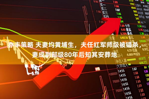 亦丰策略 夫妻均黄埔生，夫任红军师级被错杀，妻成副部级80年后知其安葬地